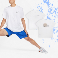 Nike 短袖 Dri-FIT UV Hyverse 男款 白 黑 寬鬆 吸濕排汗 防曬 抗UV 運動上衣 FN7290-100