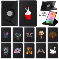 360 Rotating PU Leather Case for Samsung Galaxy Tab A8 10.5 X200/Tab A 10.1 2019 T510/S6 Lite 10.4 P610/A7 10.4 T500 Cover Case