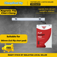 Pengapit carta selak magnet/ Magnetic flip chart clamp/ flip chart clamp 2x3 / flip chart pad