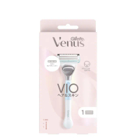 【Gillette 吉列】VENUS VIO 毛髮皮膚專用除毛刀(私密處 比基尼線 打造光滑肌 除毛 剃刀)