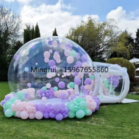 Kids Balloons Fun House Clear Inflatable Crystal Igloo Dome Bubble Tent Transparent Inflatable Bubble Balloons House For Party