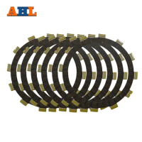 AHL Motorcycle Clutch Friction Plates Set for SUZUKI SP200 SP 200 1986-1988 Clutch Lining #CP-00011