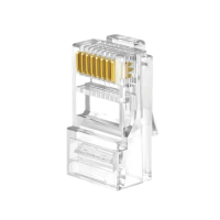 【監控博士】Cat5e 網路水晶頭 8C8P 網路頭 非穿透式網路頭 RJ45(100入 / 非穿透式網路線水晶頭)