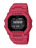 【CASIO卡西歐】G-SHOCK 藍芽智能運動電子錶-紅 (GBD-200RD-4)