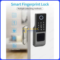 Smart Door Lock Fingerprint Password Swipe Card Waterproof - G23
