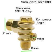 Check Valve kompresor angin SDP 1/2 - 2 Hp