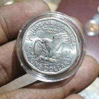 Koin Asing One Dollar Amerika Tahun 1979 Kondisi Baik Gratis Holder Akrilik