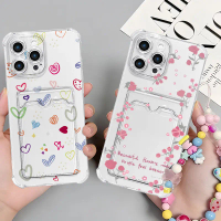 Heart Flower Chain Phone Cover For Iphone 13 Pro Max 12 11 Pro XR XS Max X 7 8 Plus Iphone13 Soft Wa