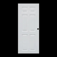 ประตู UPVC ใช้สำหรับภายนอก รุ่น MN 003 ขนาด 80 x 200 ซม. สีขาว (เจาะลูกบิด)