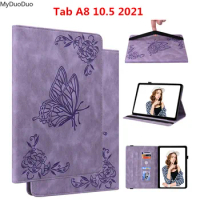 Tablet for Samsung Galaxy Tab A8 Case 2021 Funda TPU+PU Leather Soft Cover for Samsung Galaxy Tab A8 A 8 Coque Protective Shell