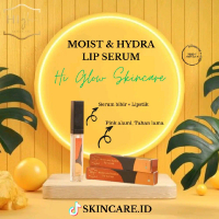 LIP SERUM HI GLOW SKINCARE/Lipgloss/lipstik glossy/pelembab bibir