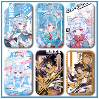 2024 NEW Game Genshin Impact Sethos Card Protector Anime ID Card Cover Student Meal Badge ID Holder 