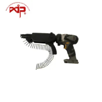 Automatic Chain Nail Gun Adapter Screw Gun for Electric Drill Woodworking Tool Automatic Nail Feeding Gun Power Drill Attachment