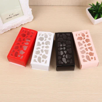 20pcs pink Macaron Box 4 color kraft paper box for Macarons boxes black packaging box red cookie macarons candy packaging White