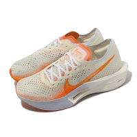 NIKE 耐吉 競速跑鞋 Wmns Zoomx Vaporfly Next% 3 女鞋 米白 橘 碳板 輕量 馬拉松(FV3634-181)