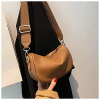 Beg Fesyen untuk Wanita, Gaya Minimalis, Jualan Panas, Beg Ladu Lembut, Bertekstur, Beg Bahu, Beg Se