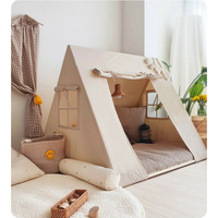 免運 可開發票 韓國兒童帳篷室內游戲屋公主睡覺床男寶寶超大城堡印第安玩具房子