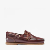 【Timberland 官方旗艦】女款棕色經典帆船鞋(72333214)