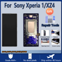 For Sony Xperia 1 J8110 J8170 J9110LCD screen assembly with front case touch glas,For Sony Xperia XZ4 LCD Display Blac