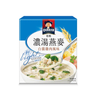 【QUAKER桂格】濃湯燕麥-白醬雞肉x3盒(45gx5包/盒)