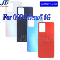 10Pcs/Lot Back Panel Glass Battery Cover For OPPO Reno7 Reno 7 Z Pro Lite 5G Replcement Rear Housing Chassis Door Case Body