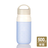 乾唐軒活瓷 | 大道至簡隨身杯 / 大 / 單層 / 提蓋 / 5色 500ml-牙白藍