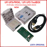 2023 Original New UFi-UFS Tool Box+UFS 2in1 Socket Adapter( BGA254,153) Works as an Add-on Interface Paired With UFI-BOX work