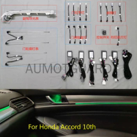 Car LED Ambient Light for Honda Accord 64-color Ambient Light, Illuminated Door Light, Atmosphere Light
