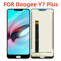 For Original Doogee Y7 Plus LCD Display + Touch Screen Sensor Assembly Replacement For DOOGEE Y7Plus Y7+ LCD Display + Glue
