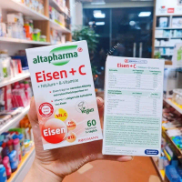 [Bill Đức ảnh sau] Viên sắt Altapharma Eisen - tabletten, hộp 60 viên