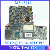 MS-15411 Mainboard For MSI Laptop Motherboard With SRH8Q I7-10750H CPU RTX2070 100% Full Tested Working Well1