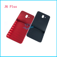 For Samsung Galaxy J6 Plus Back Battery Cover Rear Door Glass Housing