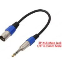 Kabel XLR Male Canon to TRS stereo Jack akai 5meter
