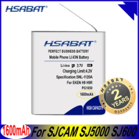 HSABAT PG1050 1600mAh Action Camera Battery for EKEN H9 H9R H3 H3R H8PRO H8R SJ4000 SJCAM SJ5000 M10 SJ5000X Batteries