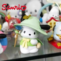Arrival Miniso Sanrio Magic Story Series Blind Box Kuromi Pacha Dog Cinnamoroll Big Eared Dog Figure Model Doll Gifts