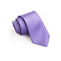 【拉福】斜紋6cm中窄版領帶防水拉鍊領帶-拉鍊(淡紫)