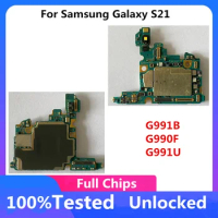 Mainbaord For Samsung Galaxy S21 Ultra Plus G998B G998U G990F G991B G991U G996B G996U Unlocked Motherboard 128gb 512gb