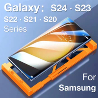 For Samsung Galaxy S23 S24 Ultra S22 S21 S20 S10 S9 S8 Note 20 10 9 8 Plus Screen Protector With Install Kit Not Glass