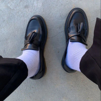 Sepatu Loafers Docmart Penny Loafers Dr Martens Sepatu Formal Pria wanita Formal casl Dokmar hitam