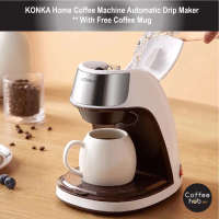 (Ready Stock)KONKA Americano Automatic Coffee Machine Maker Brew Coffee Drip Coffee and Tea Home Off