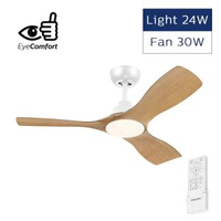 Philips Olas 吊扇燈 42"  環保慳電 28W (風扇) +24W (LED) 可調色溫(黃白光)6速天花風扇燈