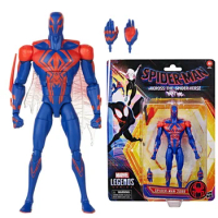 In Stock Original Marvel Legends Series Across The Spider Verse Spider Man 2099 Action Figure 6 Inch Scale Collectible Model Toy