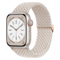 Solace Bands Elastic NStretchy Braided Solo Loop Compatible with Apple Watch Band 38mm 40mm 41mm 42mm 44mm 45mm 49mm