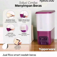 Tupperware Rice Smart Tempat Beras 10Kg 39.2 x 18.8 x 37.8cm Solusi Cerdas Menyimpan Beras