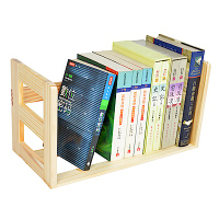 LIFECODE 極簡風松木桌上型簡易書架