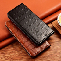 Bamboo Grain Genuine Leather FlipCase For Asus Zenfone 5 5Z 6 7 Pro 8 Flip ZS620KL ZS630KL ZE620KL Phone Wallet Cover Cases