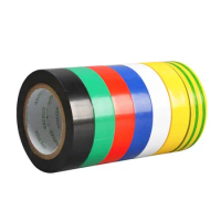 9/20M Meters Strong Electrical Tape Color Wear-resistant Lead-free Electrical Insulation Electrical Tape PVC Fame Retardant