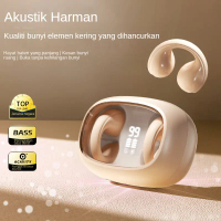 Fon Telinga Bluetooth, Penyerapan Tulang, Klip Pada, Wayarles, Pembatalan Bunyi, Sesuai untuk Sukan,