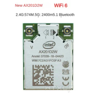 Intel AX210D2W AX201D2W AX200D2W 9560D2W 8265D2W WIFI6E Wireless Module 5.3 Bluetooth