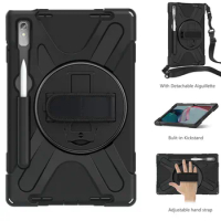 For Lenovo Tab P11 Pro Gen 2 11.2 2022 Tablet Cover Holder with Hand Belt Shoulder For Lenovo Xiaoxin Pad Pro 2022 11.2 Case